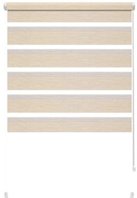 Kremowa roleta dzień i noc 80x150 cm Zebra Silvalin – Gardinia