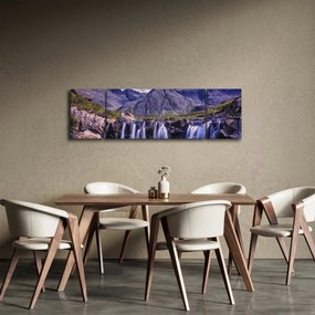Obraz wodospadów (170x50 cm)