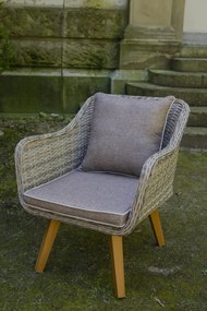 Stylowy fotel ogrodowy z technorattanu LARGO