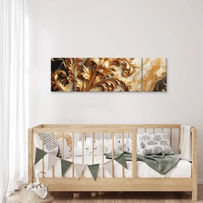 Obraz - Marmur ze złotem (170x50 cm)