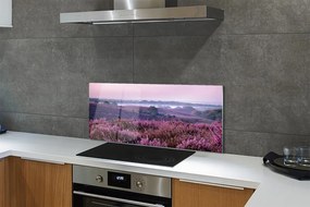 Szklany Panel Natura: Pole Wrzosów