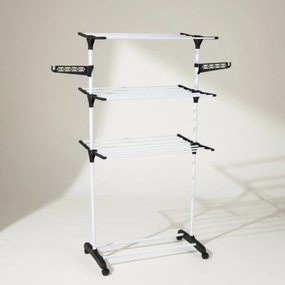 Pionowa suszarka na pranie z miejscem na wieszaki, 160 cm, ALTO