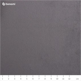 Antracytowe łóżko boxspring ze schowkiem 160x200 cm Bali – Cosmopolitan Design