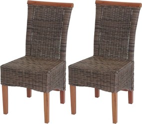 Krzesło do jadalni Sinio (zestaw 2 sztuk),  bez poduszki na siedzisko