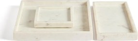 Marmurowa taca dekoracyjna 18x35 cm Serela – Kave Home