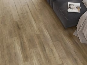 Mexen Long Creek próbka paneli winylowych SPC 6,5 mm, podkład IXPE 1,5 mm, 4 V-Fuga, Dąb - F1050-S