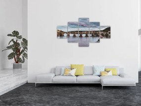 Obraz rzeki Wełtawy (125x70 cm)