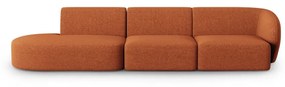 Pomarańczowa sofa 302 cm Shane – Micadoni Home