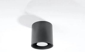 Ciemnoszara lampa punktowa ø 10 cm Roda – Sollux