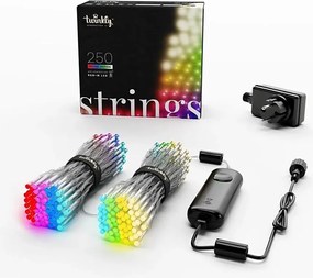 Twinkly TWS250SPP-TEU - LED RGBW Zewnętrzny łańcuch świetlny 250 diod LED, 23,5 m, IP44, Wi‑Fi