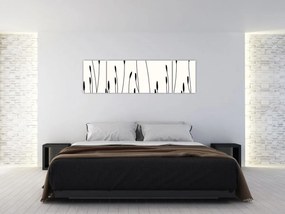 Obraz - Łąka graficzna N⁰3 (170x50 cm)