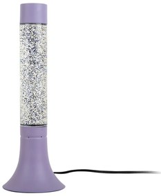 Fioletowa lampa stołowa ze szklanym kloszem (wysokość 37,5 cm) Astro Glittler – Leitmotiv