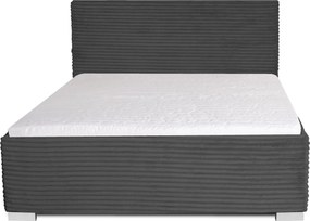 Łóżko LUCI 120x200 cm Czarny Bez materaca