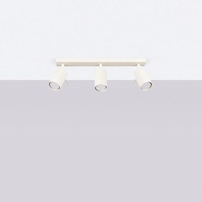 Lampa sufitowa nowoczesny Briix, stal - 3 źródło światła 4000K - L.45 x H.17 cm - beżowy