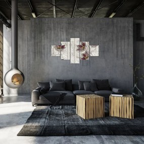 Obraz - Kwiaty dekoracyjne (125x70 cm)