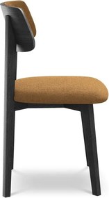 Krzesło z litego drewna w kolorze terakoty Niu – Makamii