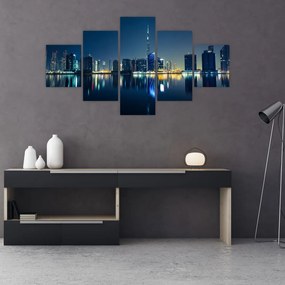 Obraz miasta nocą (125x70 cm)