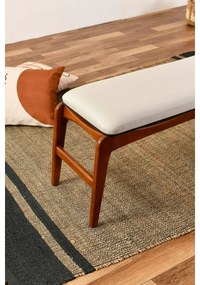 Ławka Touch Cream and Walnut