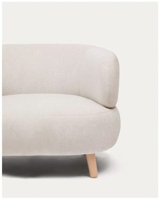 Beżowy fotel z tkaniny szenilowej Luisa – Kave Home