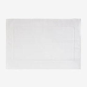 Dywanik Łazienkowy 50x80 Cm Z Bawełny Selyra Biała - Sklum