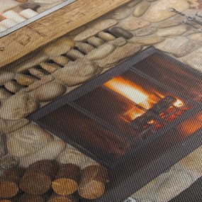 Obraz kominka (170x50 cm)