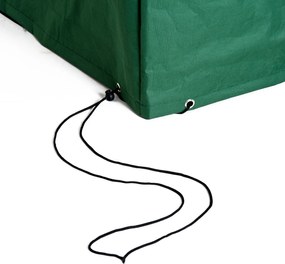 Outsunny Pokrowiec Ochronny na Meble Ogrodowe 135x135x75cm Zielony Wodoodporna Plandeka Ochronna | Aosom PL