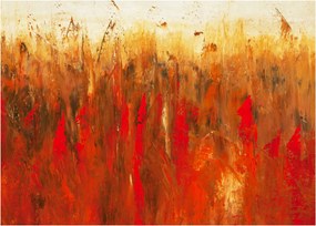 Obraz malowanej abstrakcji (70x50 cm)