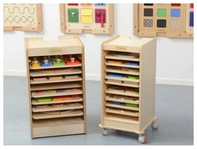Szafeczka do przechowywania tabliczek edukacyjnych i gier masterkidz 10 sztuk kółka
