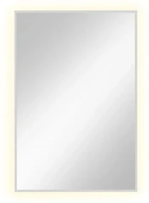 Lustro łazienkowe LUMO 90x60cm białe z oświetleniem LED BALTICA DESIGN