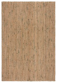 Zielono-naturalny dwustronny dywan z juty tkany ręcznie 200x290 cm Jute Boucle Green – Flair Rugs
