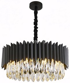 Lampa sufitowa wisząca APP1657-8CP Czarna