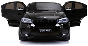 Auto na akumulator bmw x6m czarne dwuosobowy fotel