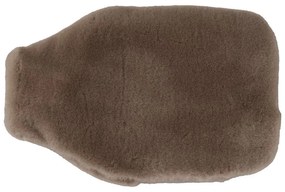 Szarobrązowy termofor z mikropluszu 2 l Warmers – Tiseco Home Studio