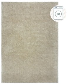 Beżowy dywan z włókien z recyklingu odpowiedni do prania 160x230 cm Fluffy – Flair Rugs