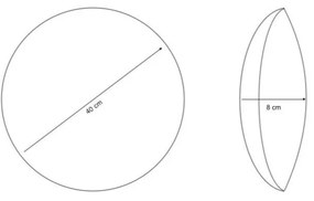 Poduszka dekoracyjna z materiału sherpa ø 40 cm Sherpa – Casa Selección