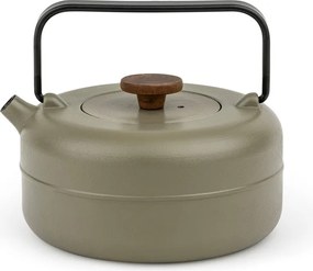 Żeliwny dzbanek do herbaty z sitkiem w kolorze khaki 750 ml Henan – Bredemeijer