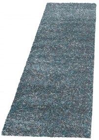 Dywan shaggy Enjoy niebieski multikolor 80 cm x 250 cm
