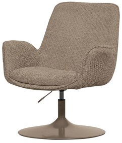 Beżowy fotel z regulowaną wysokością siedziska Marten – WOOOD