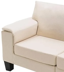 4-osobowa sofa kremowa z podłokietnikami - Ekilore 4Q