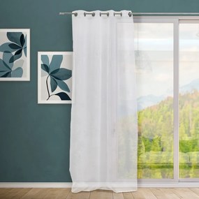 Firanka w biało-srebrnym kolorze 140x260 cm Gledit – Casa Selección