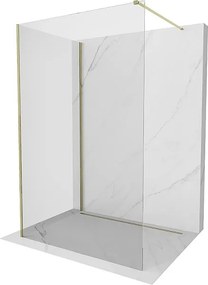 Mexen Kioto ścianka prysznicowa Walk-in 120 x 105 cm, transparent, złota - 800-120-212-50-00-105