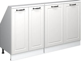 Szafka kuchenna na dach skośny biały domek wiejski 140x46x81.6 r-line