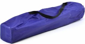 Zestaw 2 składanych krzeseł Divero Deluxe niebiesko-szare