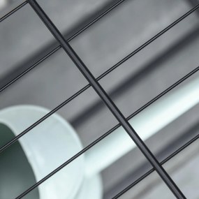 Outsunny Wysoka Rabata Donica Skrzynia na Kwiaty z Półką Ratan Brązowy Praktyczny i Dekoracyjny Element | Aosom PL