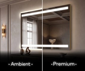 Nowoczesne Lustro do Salonu Podświetlane LED L09