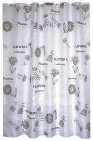 Zasłona prysznicowa 180x200 cm Flowers – MSV