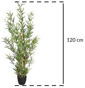 Sztuczne kwiaty - bambus w doniczce, 120 cm