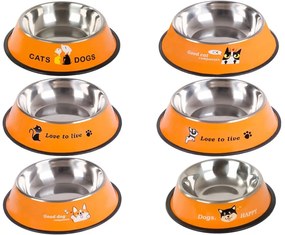 Miska ze stali nierdzewnej dla psów/kotów CAT&DOGS 150 ml - różne kolory Kolor: Niebieski