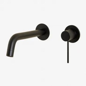 Bateria Zlewozmywakowa Podtynkowa Orveta Z Mosiądzu Czarny Matowy - Sklum