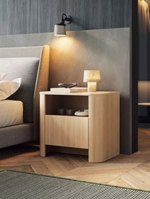 Nowoczesna stojąca szafka nocna dąb vicenza T5-B92
